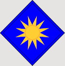 Shoulder patch, 40th Infantry Division 
(Mechanized) (Sunshine)