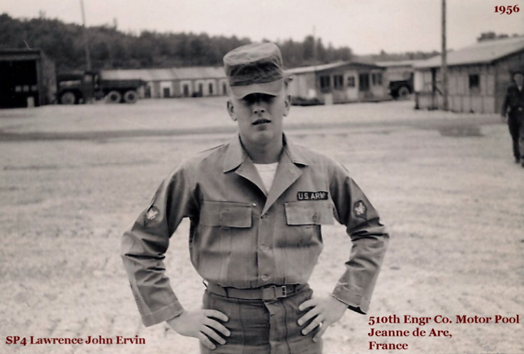 Lawrence Ervin, 510th Engr Co, 1956-57