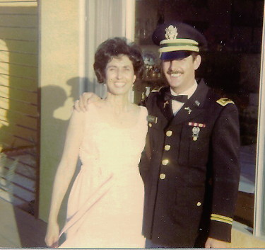 2LT Michael A. LePeilbet and his mother, Lenore LePeilbet, going to the Graduation Ball