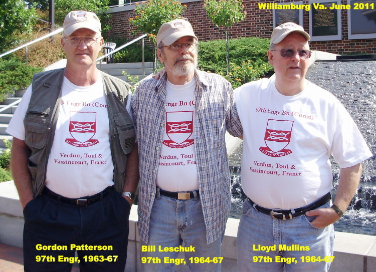Gordon Patterson, Bill Leschuk, Lloyd Mullins, Williamsburg, Virginia, 2011