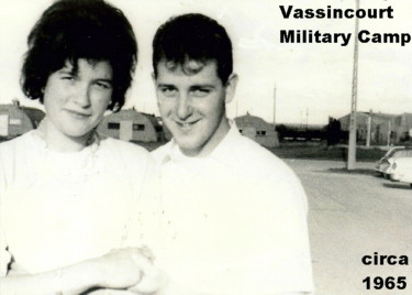 Jacqueline Lehalle and Lloyd Mullins, Vassincourt, France, circa 1965