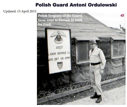 Polish Guard Antoni Ordulowski