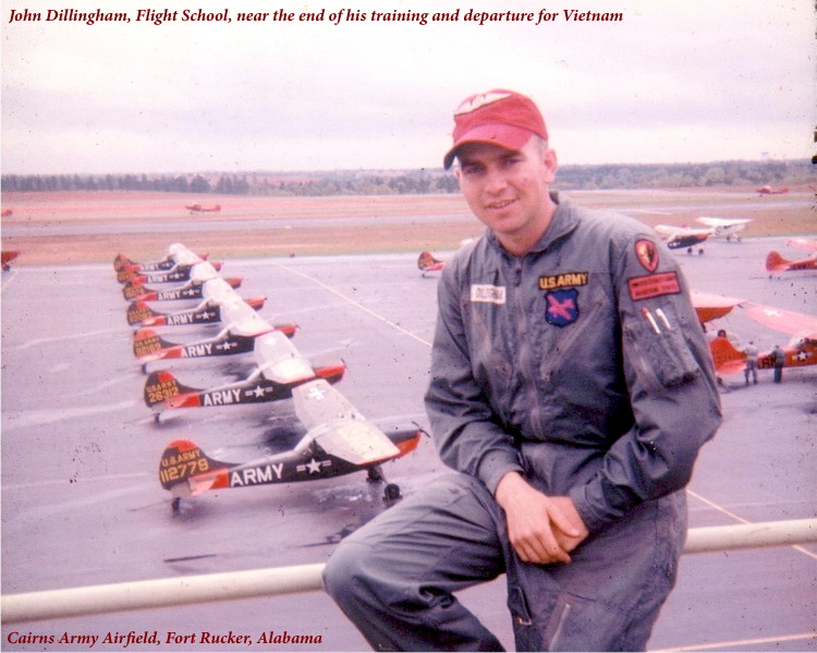 WO John Dillingham, Flight School, WOFWAC 64-2, Fort Rucker, Alabama, 1964