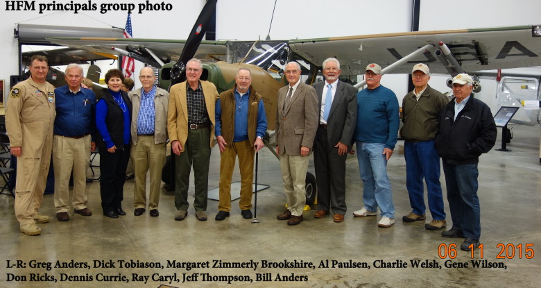 Heritage Flight Museum principals group photo