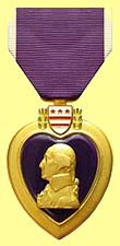 The Purple Heart is a United States military decoration awarded in the name of the President to those who have been wounded or killed while serving on or after April 5, 1917 with the U.S. military