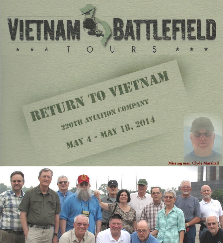 Vietnam Battlefield Tours cover page, group photo