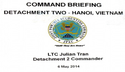 Vietnam Battlefield Tours visit to JPAC Detachment 2 office, intro graphic