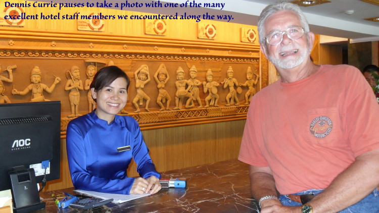 Departure checkout, Green Plaza Hotel, Da Nang