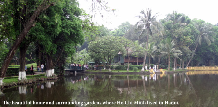 Vietnam Battlefield Tours, Ho Chi Minh home in Hanoi