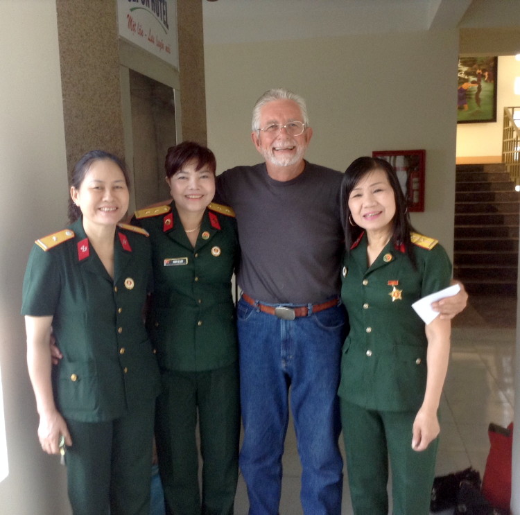 Vietnam Battlefield Tours, Lao Bao hotel scene, Dennis Currie