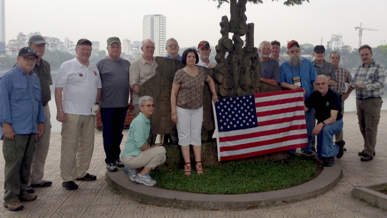 Vietnam Battlefield Tours, appropriate display for John McCain