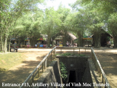 Vietnam Battlefield Tours, Artillery Village of Vinh Moc tunnec complex
