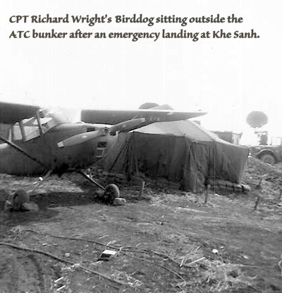Emergency landing by CPT Richard J. Wright, Catkiller 44