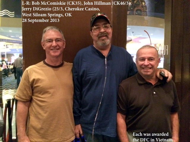 Bob McComiskie (CK35), John Hillman (CK46/3), Jerry DiGrezio (25/3