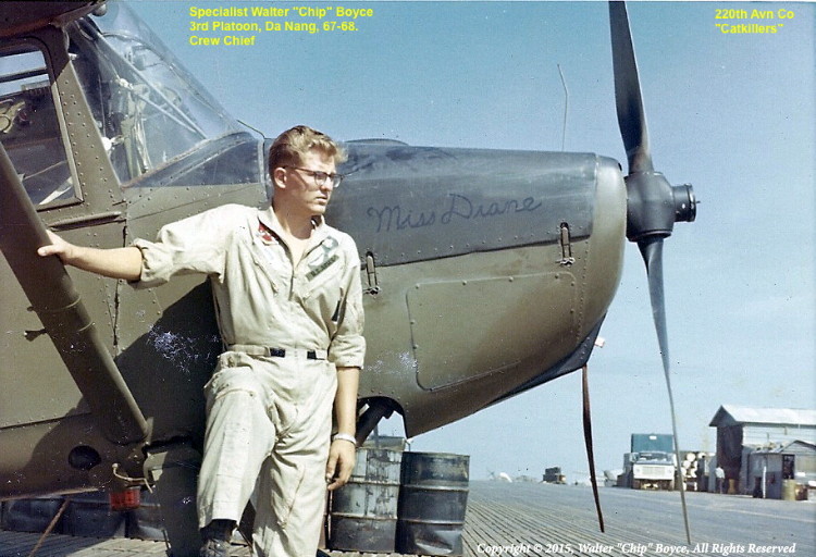 Specialist Chip Boyce, Crew Chief, 1967-68