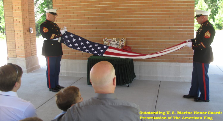 Interment ceremony, Robert M. Cortner, 16 July 2014