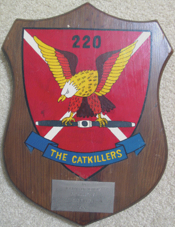 photo of THE CATKILLERS plaque , Courtesy of Don Ricks , 1969