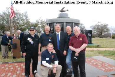 All Birddog Memorial Installation Celebration photo by Charles Finch