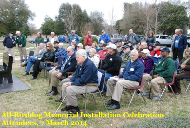 All Birddog Memorial Installation Celebration photo by Charles Finch