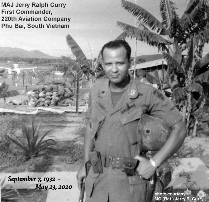 MG Jerry Ralph Curry, Commander, 220th Aviation Company, 1965