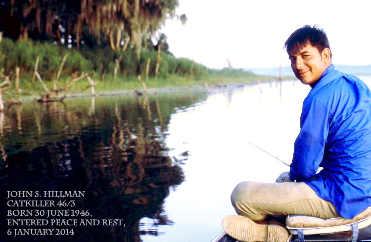 John S. Hillman, fishing in Alabama after Vietnam