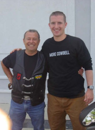Jerry and Micah DiGrezio, proud father and son