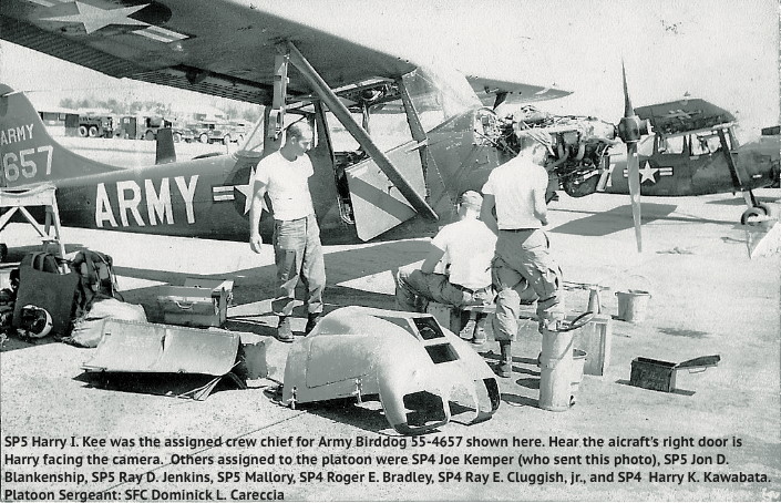 SP5 Harry I. Kee, Crew chief, 220th Aviation Company, circa 1965-66