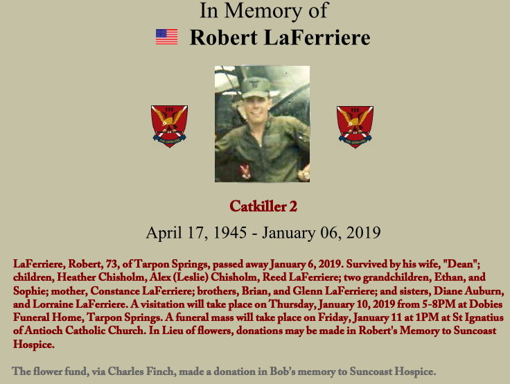 Robert J. LaFerriere obituary
