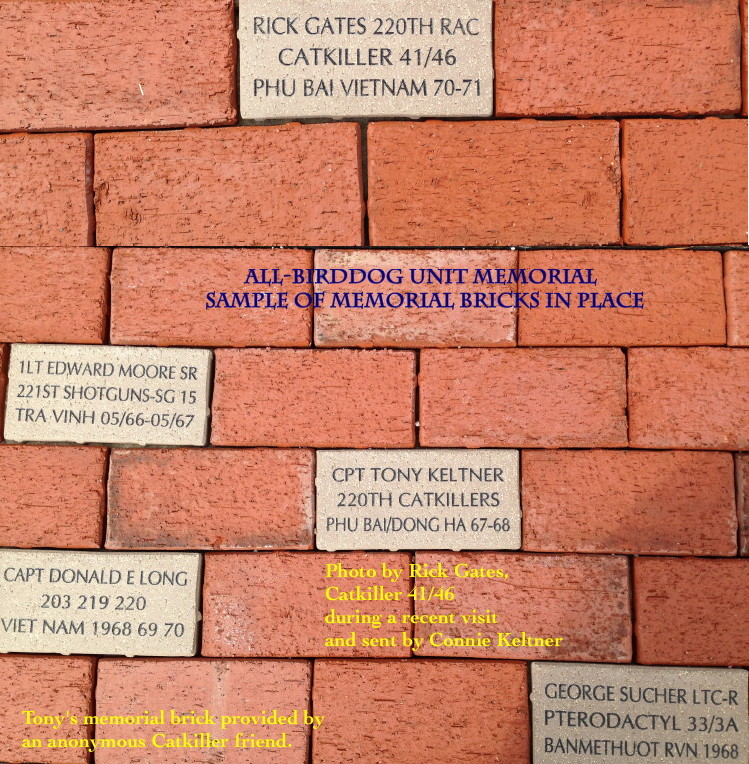 Memorial brick pavers at Veterans Park, Fort Rucker