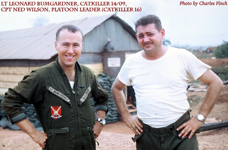 Ned Wilson with Leonard Bumgardner in Vietnam