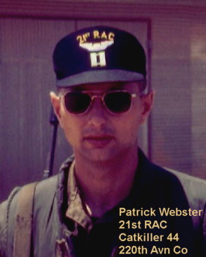 Patrick Webster, Catkiller 44, also served with the 21st RAC
