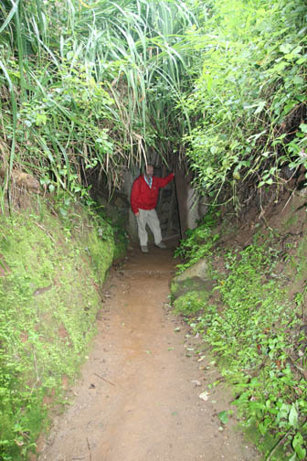 Viet Cong tunnel opening, 