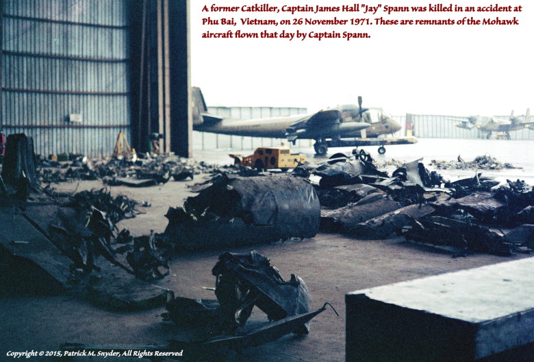 Remnants of Mowhawk flown by CPT Jay Spann, Nov 1971
