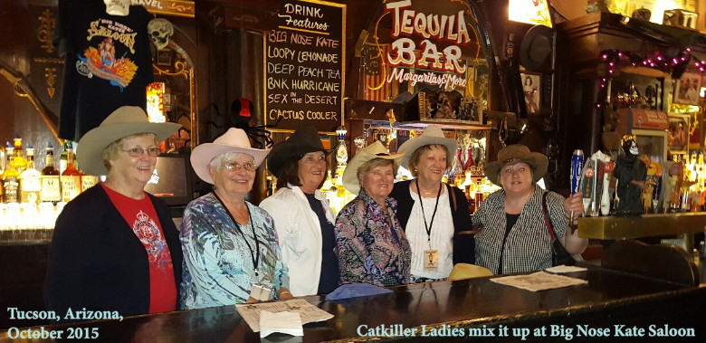 Catkiller Ladies at the Big Nose Kate Saloon, Tucson, Arizona