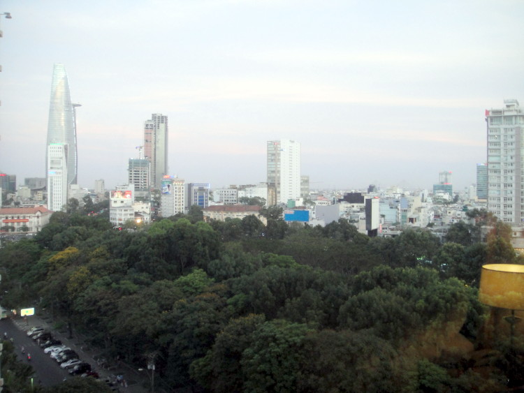 View from our hotel in Saigon.