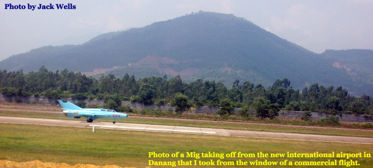 Mig aircraft at Da Nang, by Jack Wells, 2014