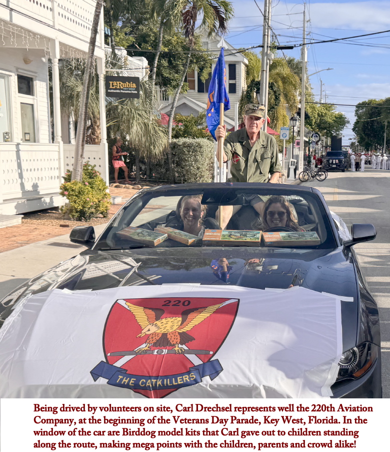 Catkiller 30 Carl Drechsel and crew, Veterans Day Parade, Key West, Florida