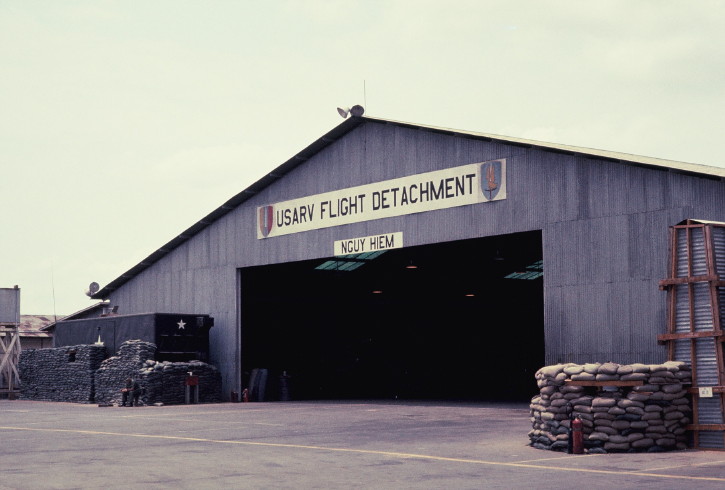 CAC Maintenance Hangar, Tan Son Nhut, by Dave Barlow