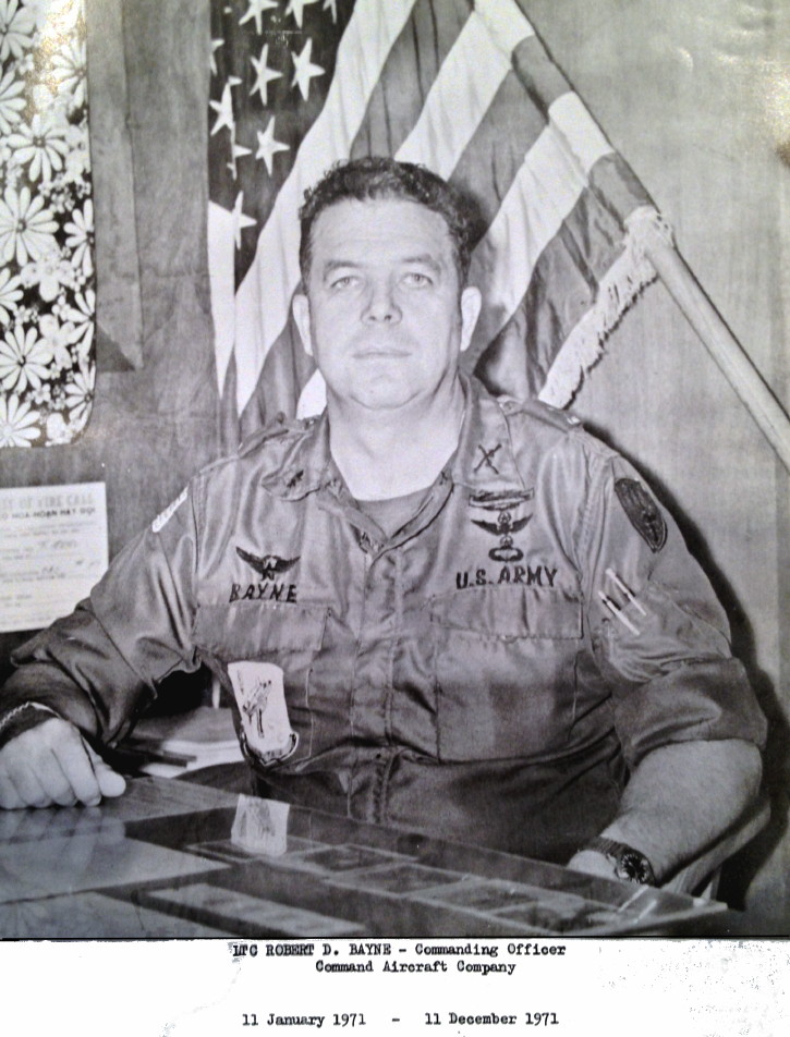 LTC Robert Bayne, Longtrip 6, 1971, photo courtesy Paula Hardiman