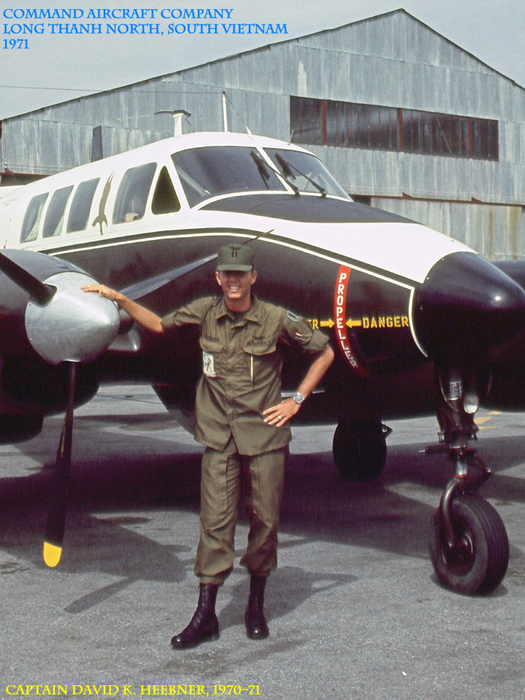 This officer and Bob Dodge flew to Bangkok to retreive this U-21 after a new paint job. Photo by CPT Bob Dodge