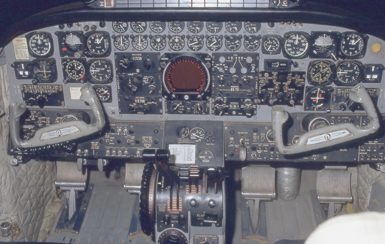 CPT Jerry Jensen photo, U-21 instrument panel